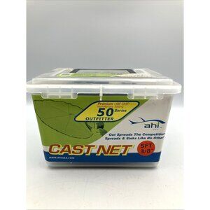 Ahi CN56 6 Ft 3/8" Steel Cast Net Ube Chip Monofilament Netting